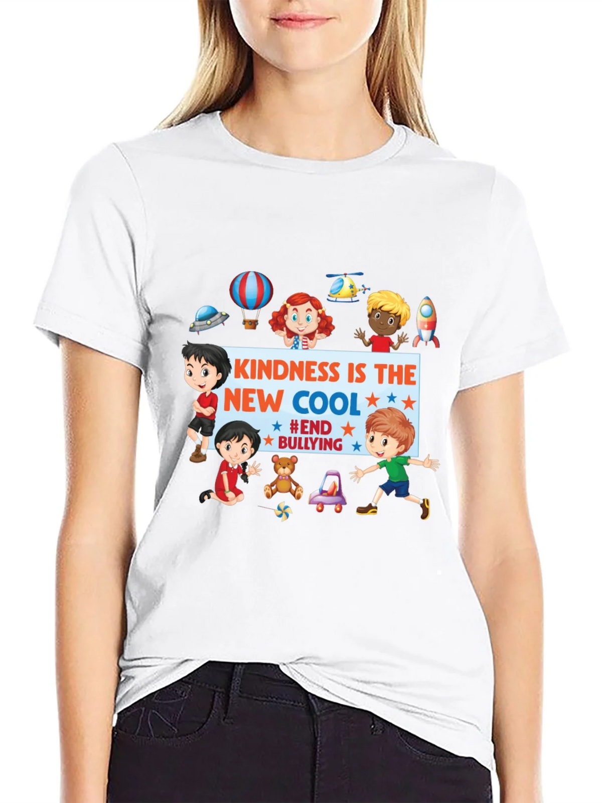 Kindness is the New Cool Graphic T-Shirt product image 8