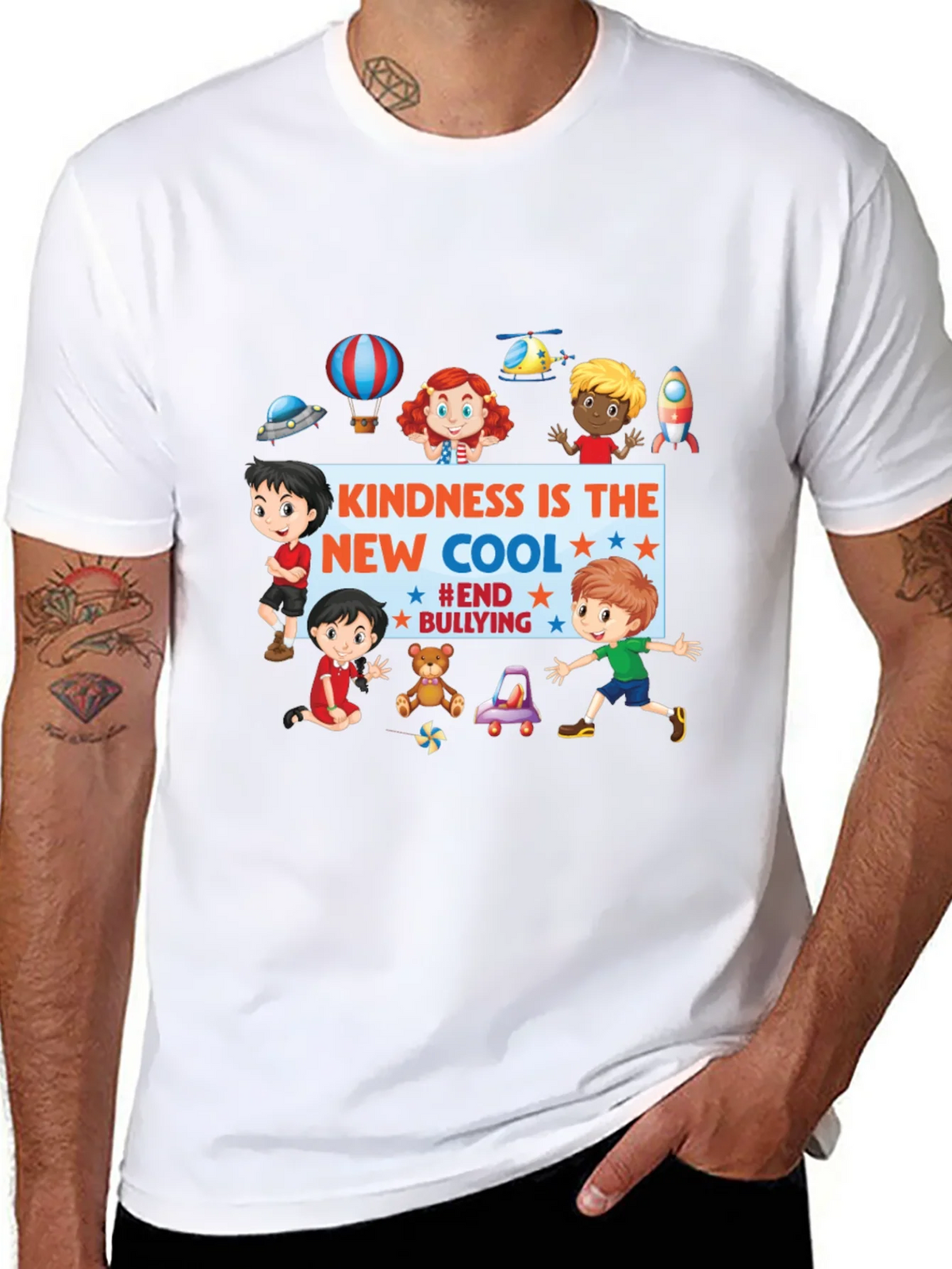 Kindness is the New Cool Graphic T-Shirt product image 7