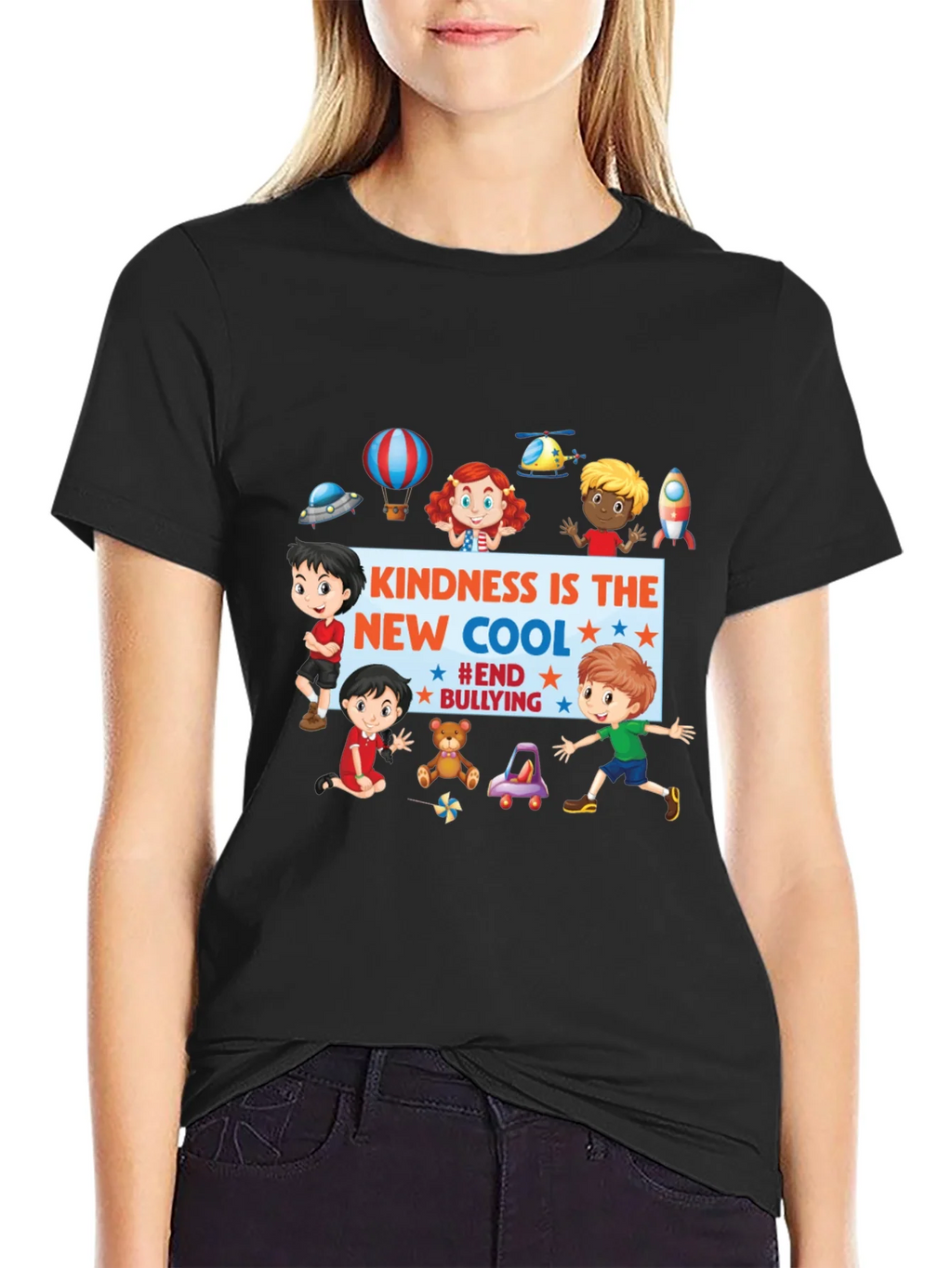 Kindness is the New Cool Graphic T-Shirt product image 2
