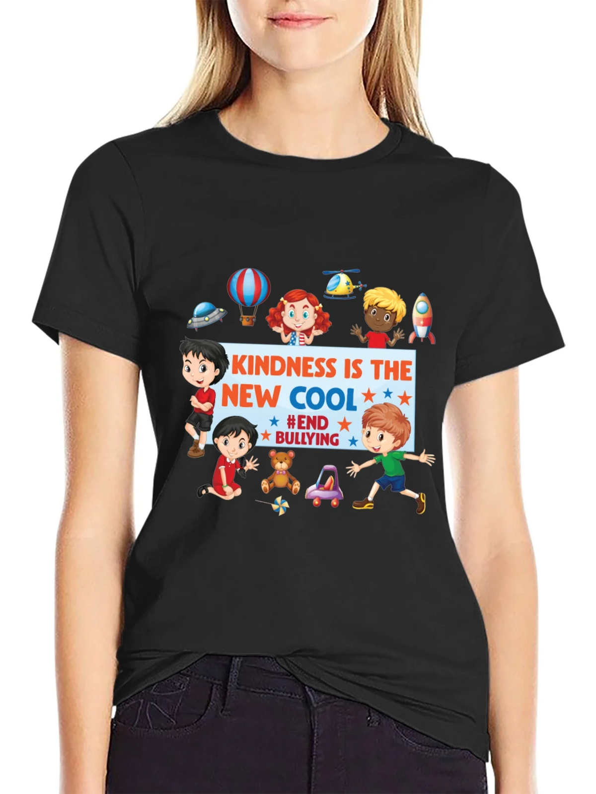 Kindness is the New Cool Graphic T-Shirt product image 2