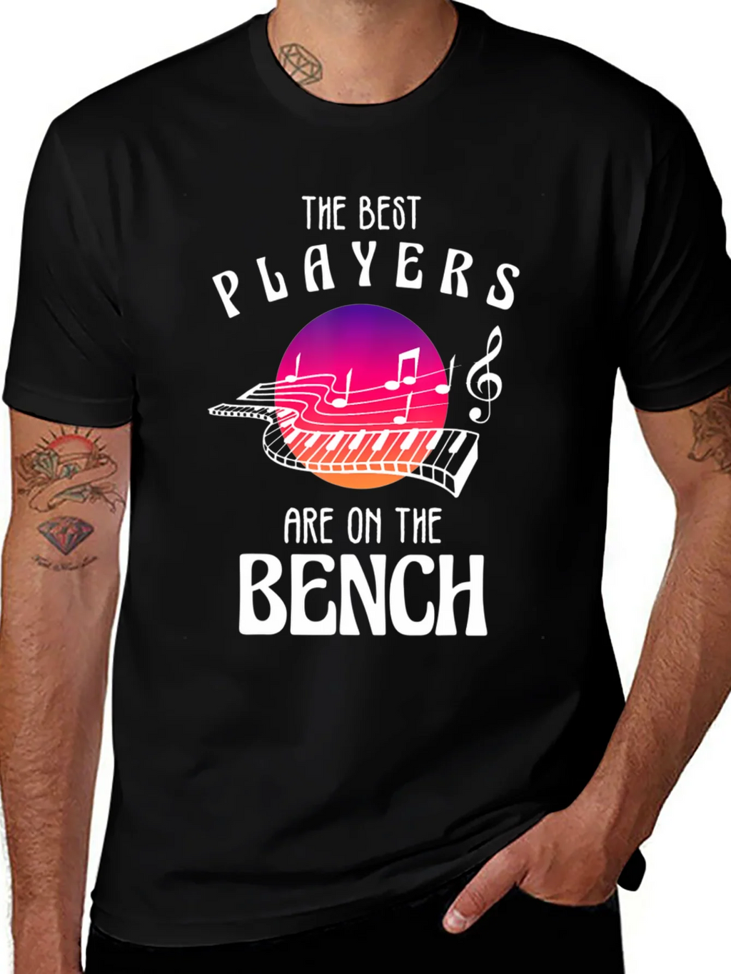 The Best Players are on Bench Music T-Shirt product image 1