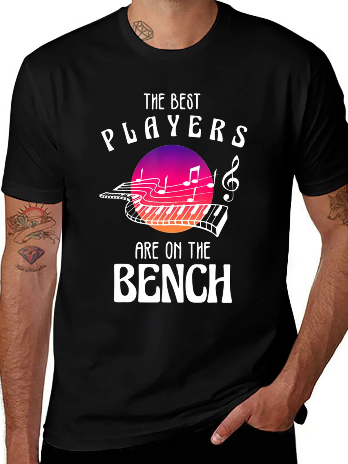 The Best Players are on Bench Music T-Shirt product image 1