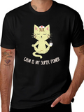 Calm is My Superpower Nurse Cat T-Shirt product image 1
