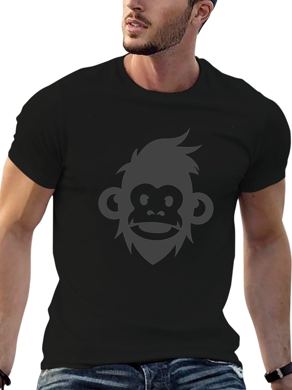 Monkey Face Graphic Tee - Modern Style product image 6