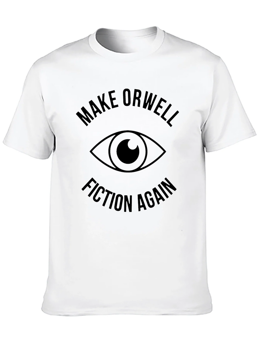 Make Orwell Fiction Again Graphic Tee - Black product image 9
