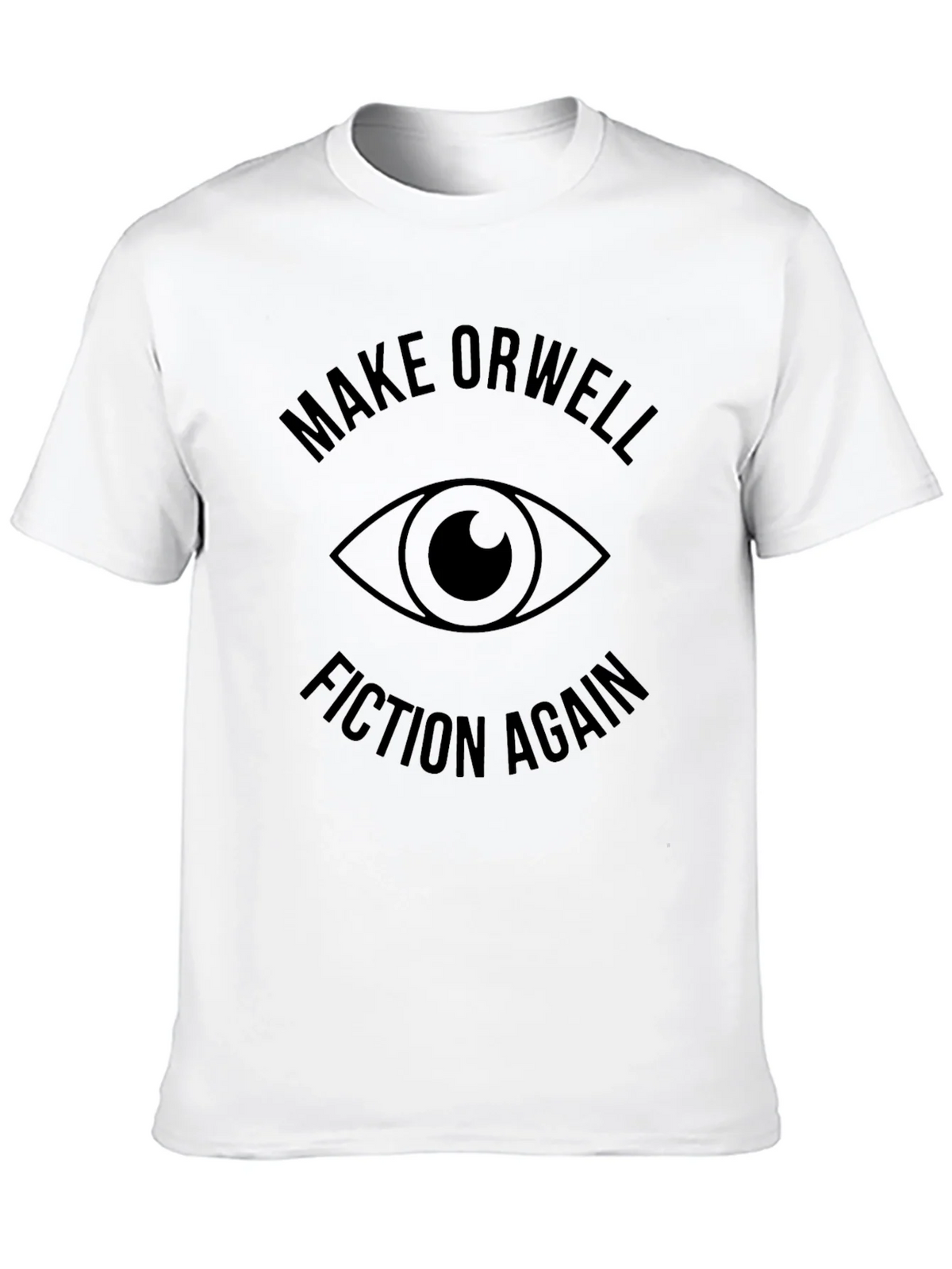 Make Orwell Fiction Again Graphic Tee - Black product image 9