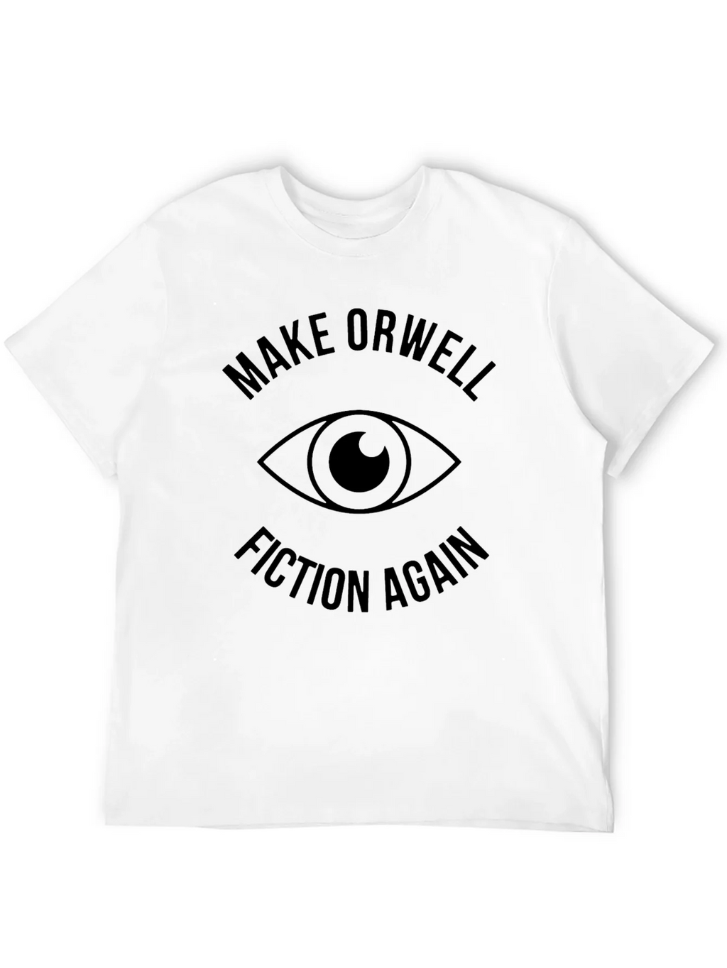 Make Orwell Fiction Again Graphic Tee - Black product image 11