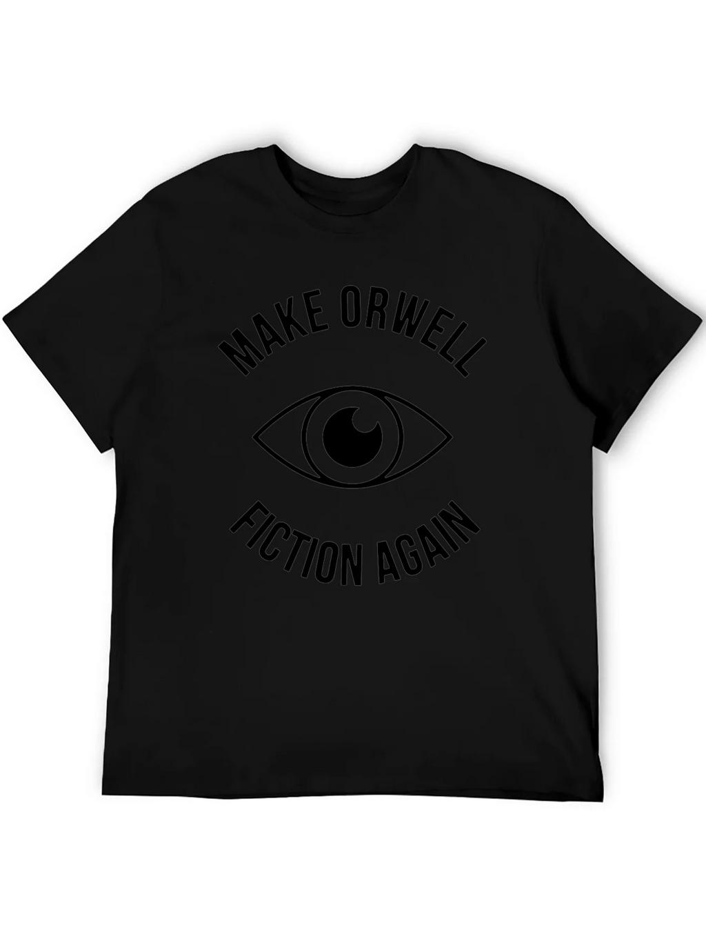 Make Orwell Fiction Again Graphic Tee - Black product image 5