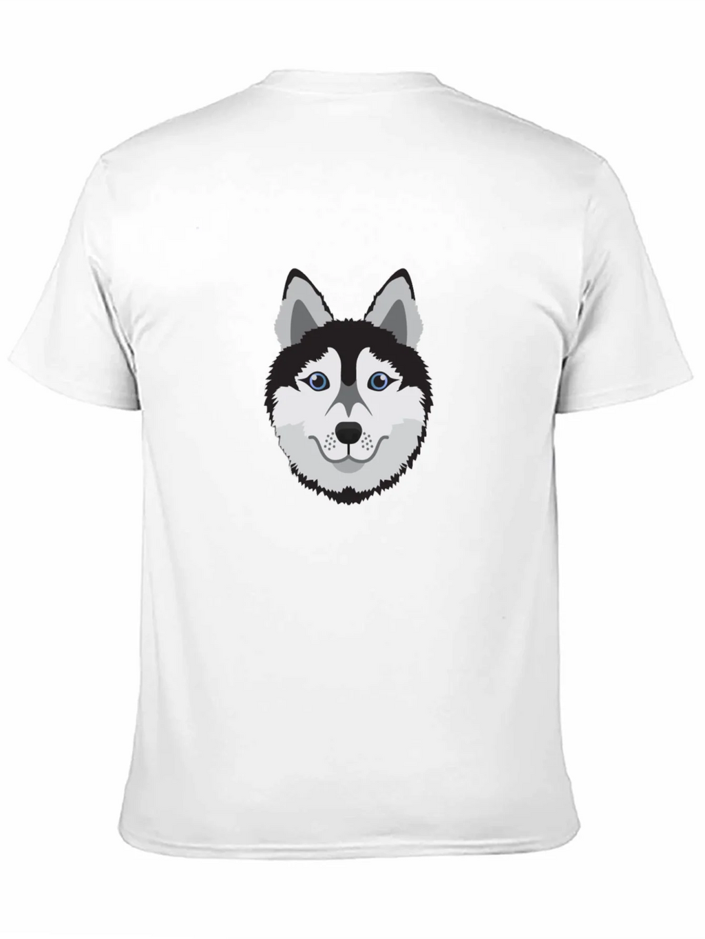 Cool Husky Dog Graphic Tee - Black Cotton T-Shirt product image 10