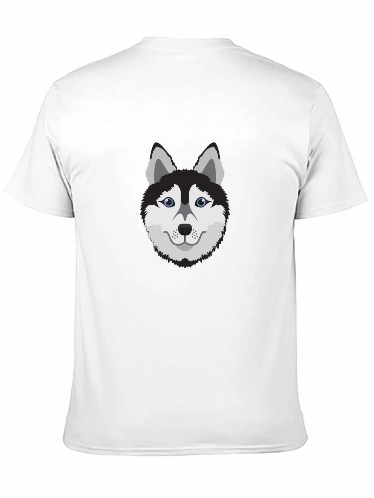 Cool Husky Dog Graphic Tee - Black Cotton T-Shirt product image 10