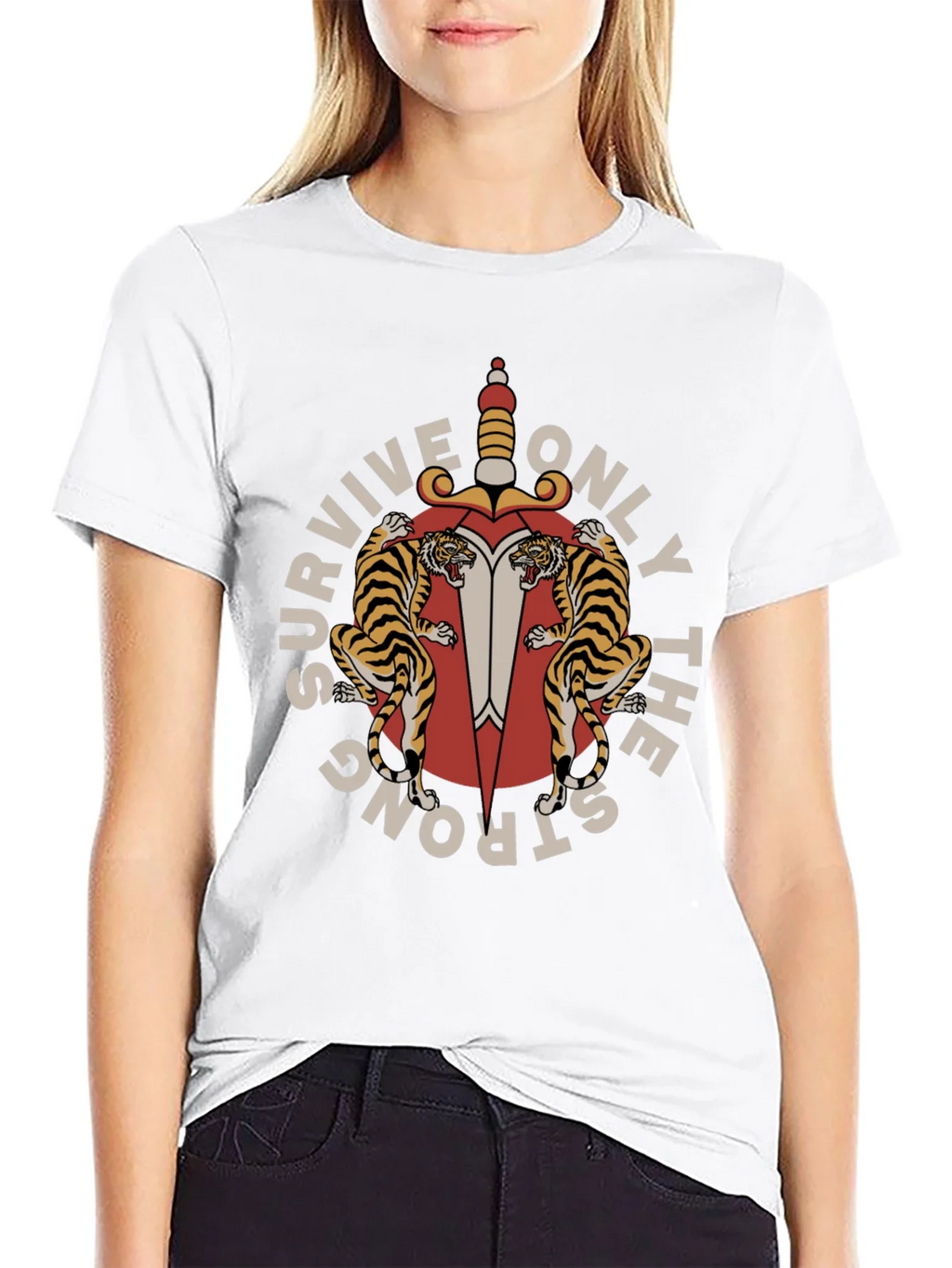 Survive Only The Strong Graphic Tee product image 8