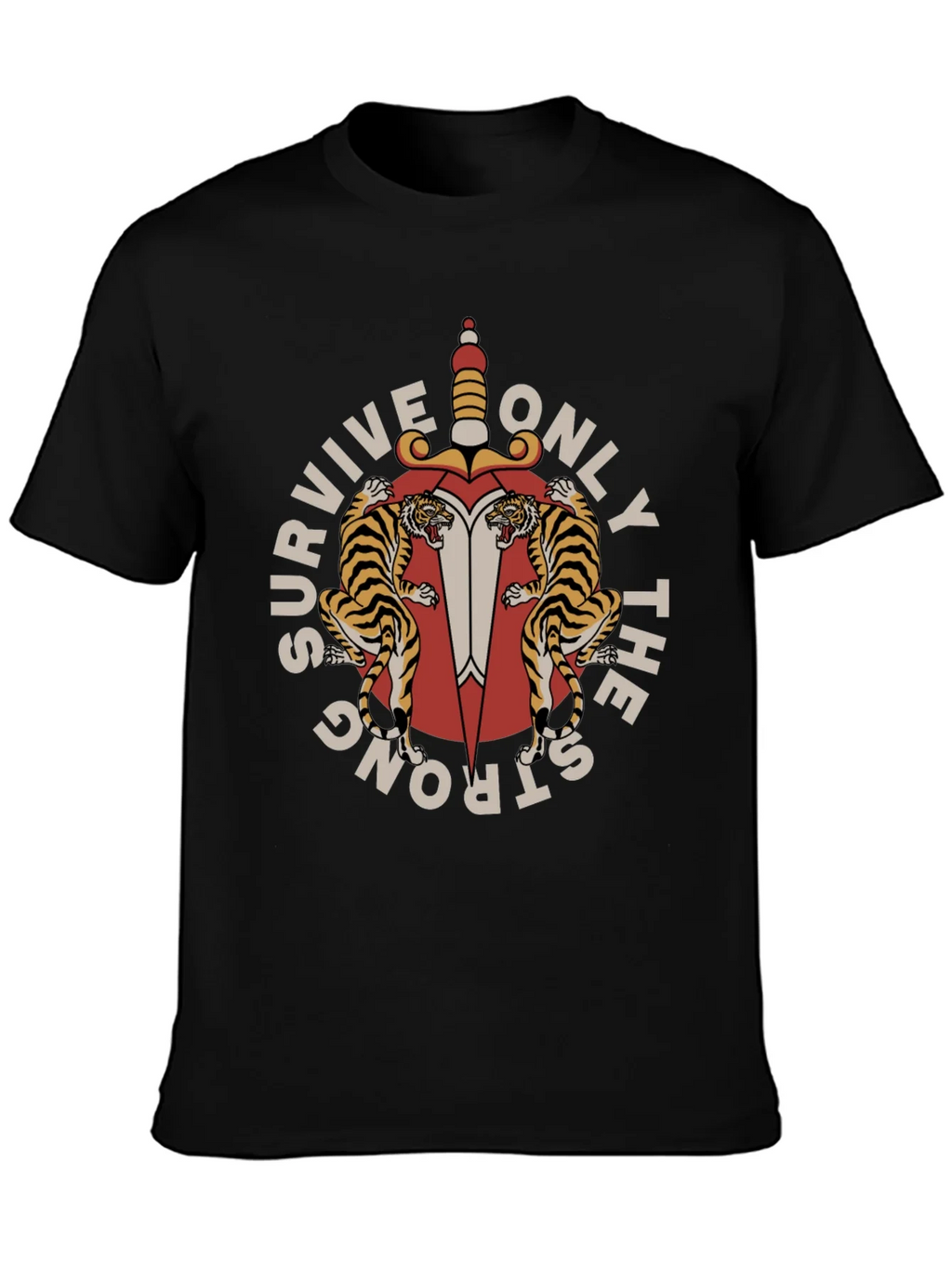 Survive Only The Strong Graphic Tee product image 3