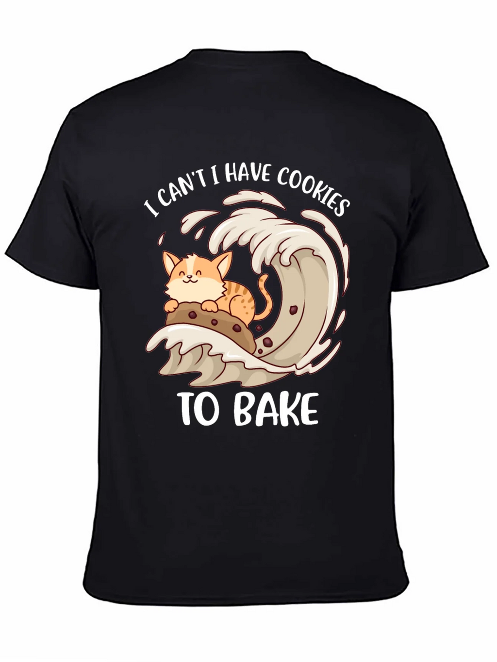 Cute Cat Baking Cookies T-Shirt product image 3