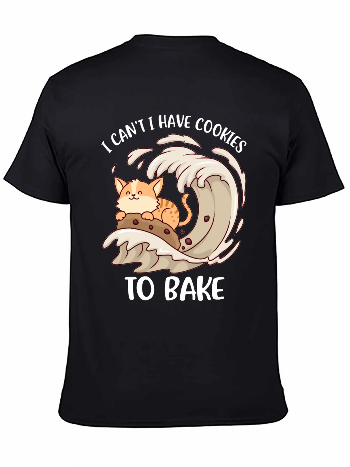 Cute Cat Baking Cookies T-Shirt product image 3