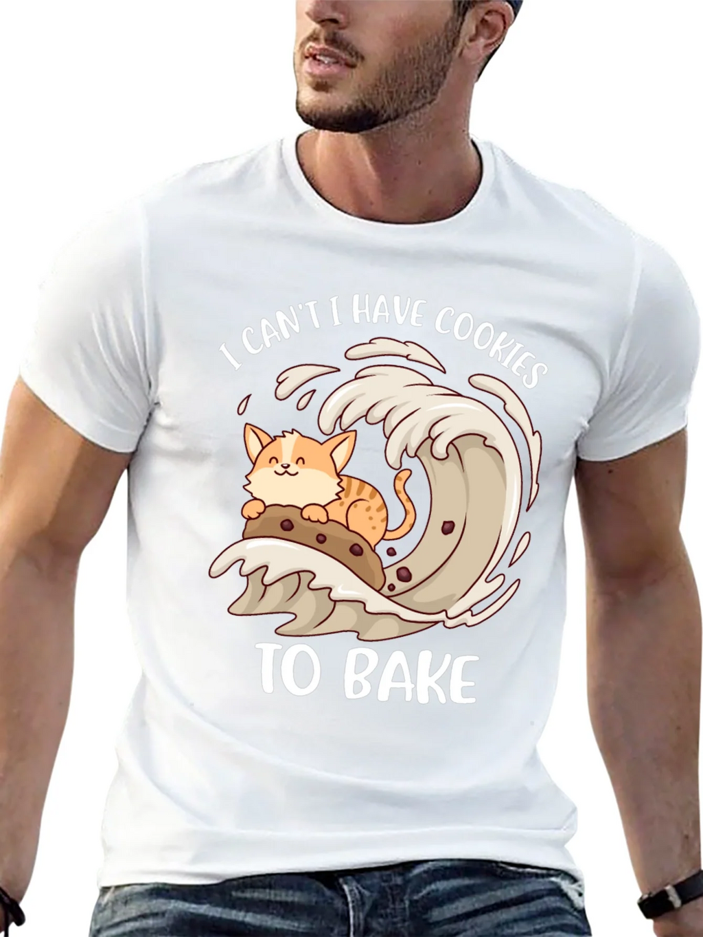Cute Cat Baking Cookies T-Shirt product image 10