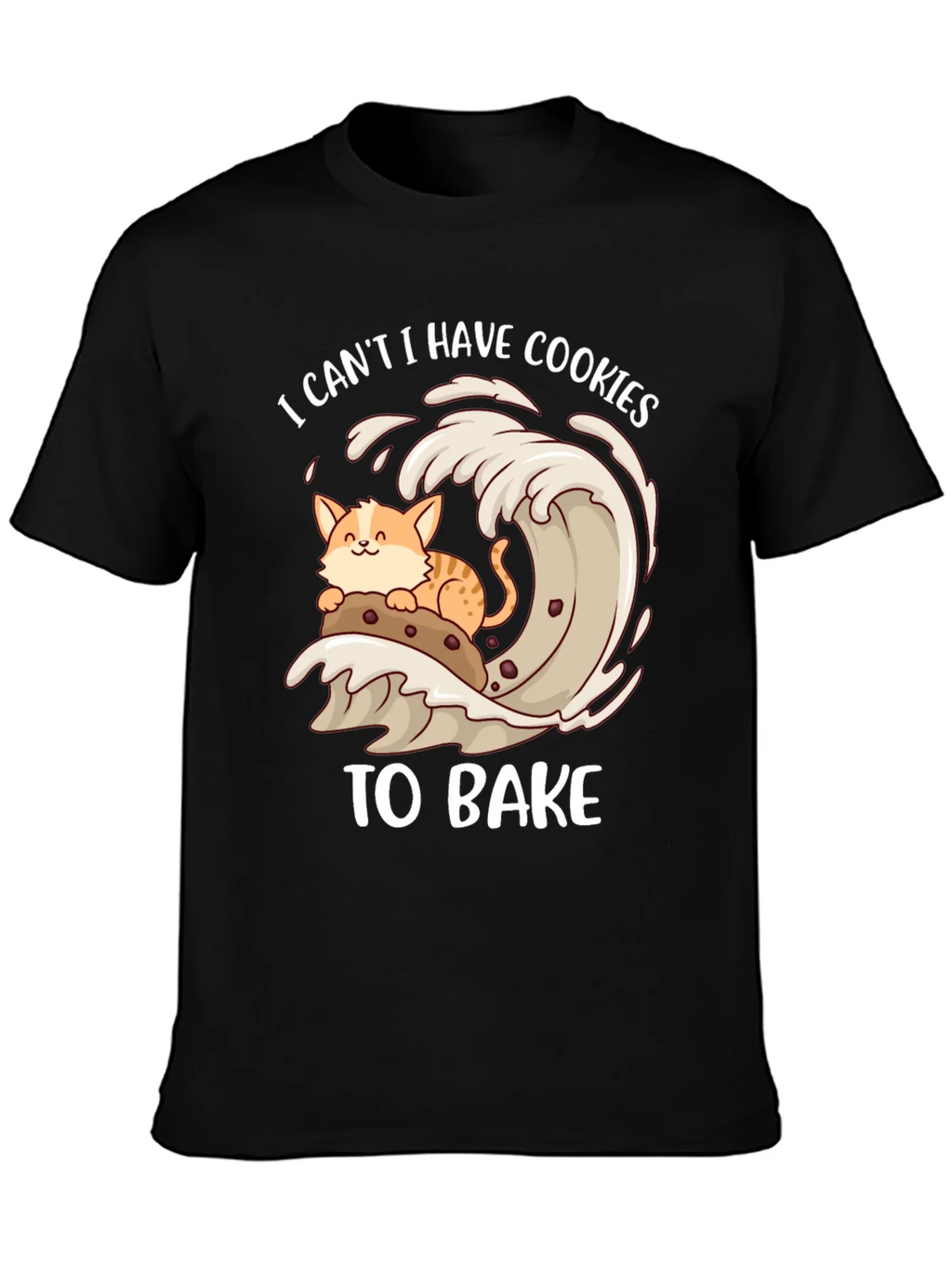 Cute Cat Baking Cookies T-Shirt product image 2