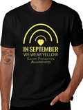 September Suicide Prevention Awareness Yellow Rainbow product image 1