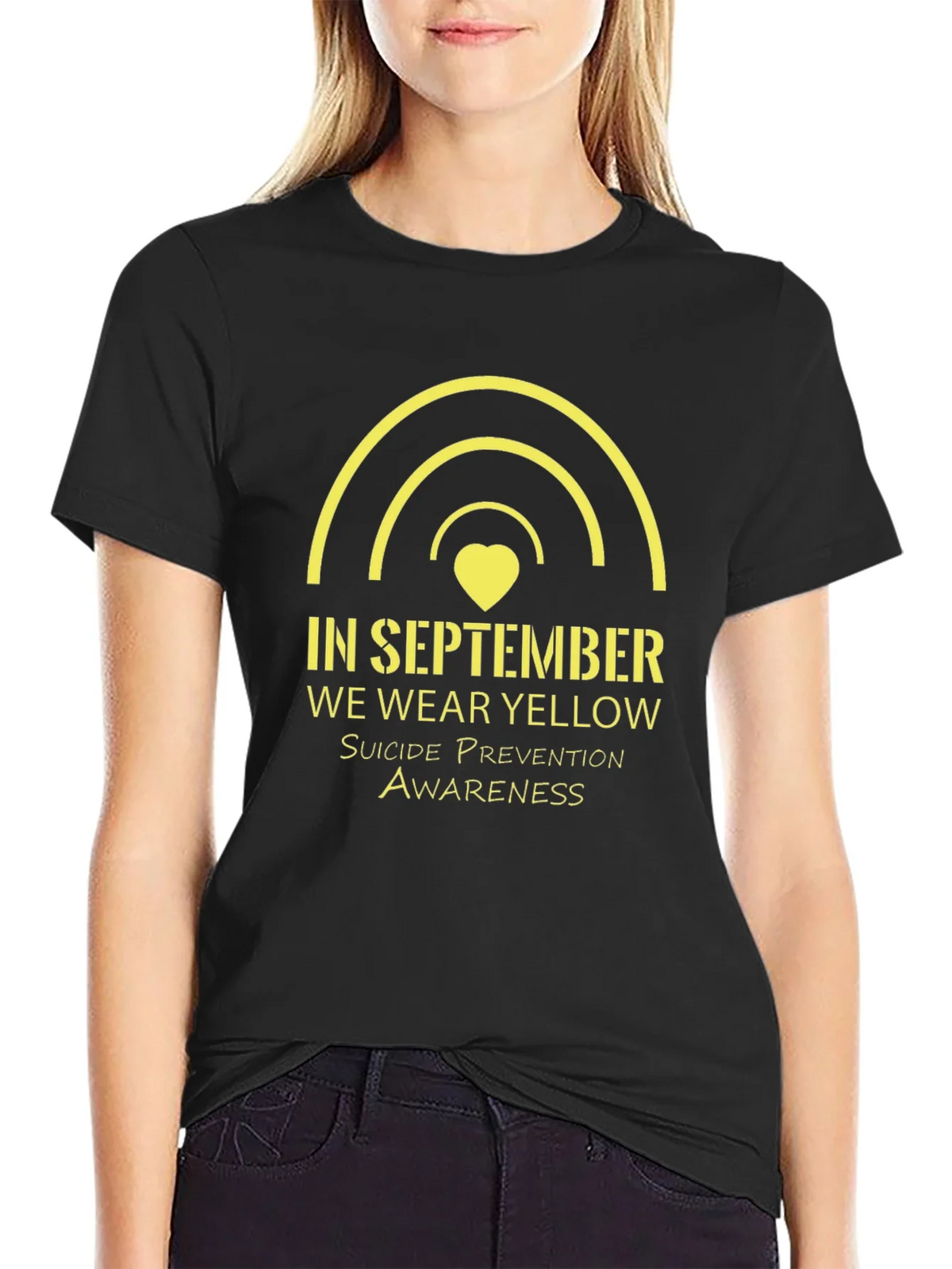 September Suicide Prevention Awareness Yellow Rainbow product image 2