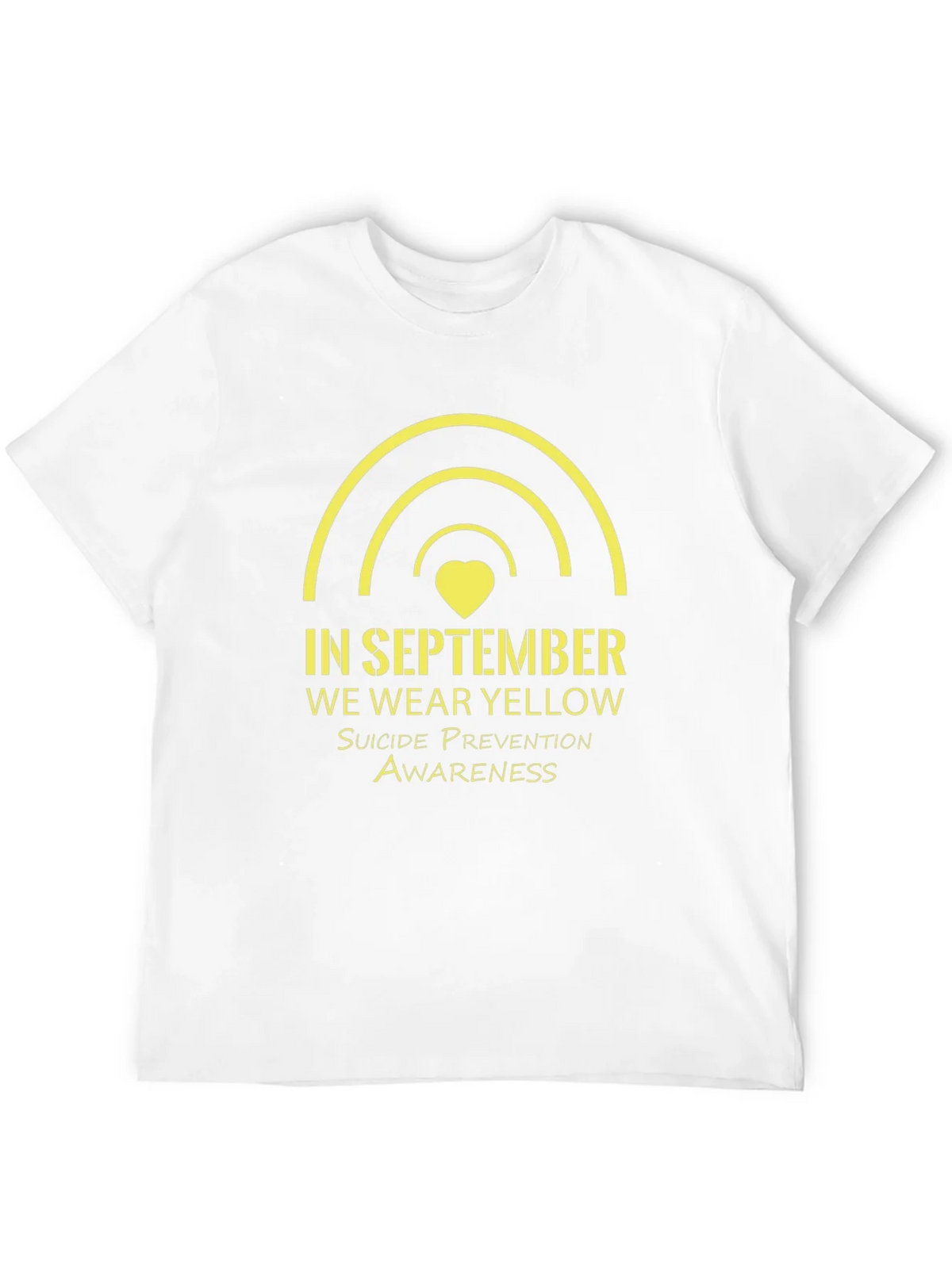 September Suicide Prevention Awareness Yellow Rainbow product image 8