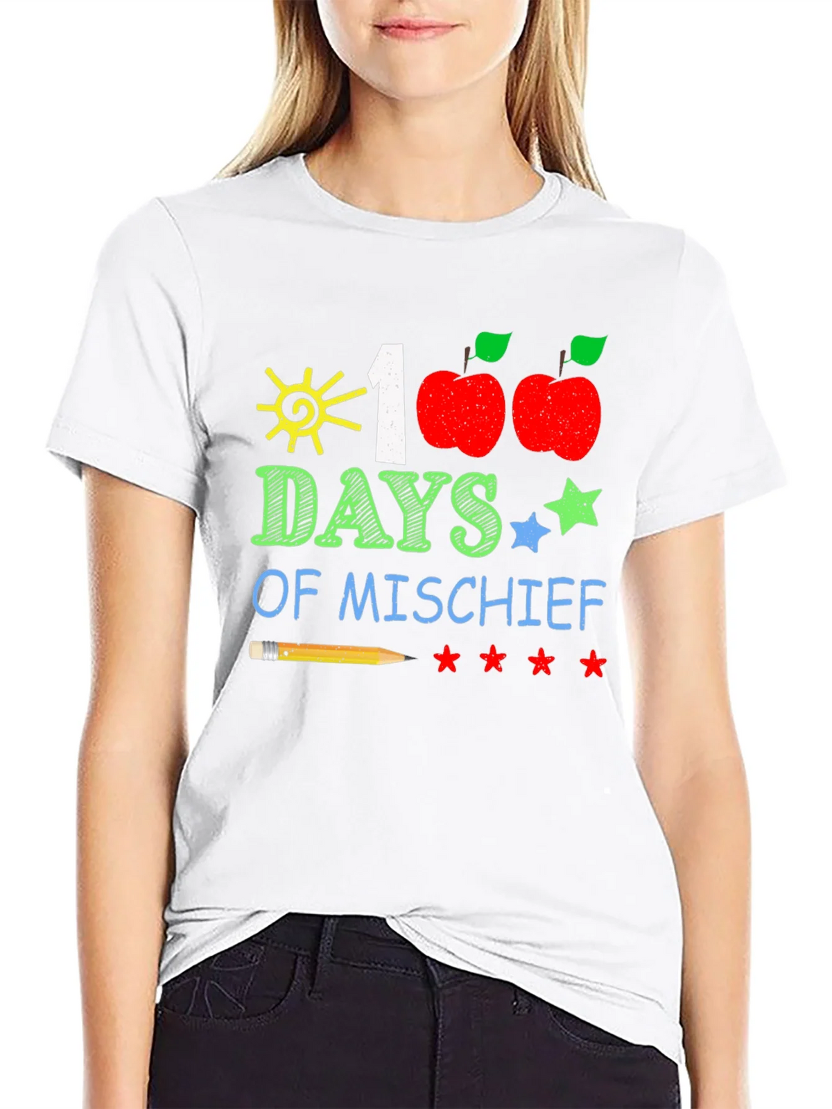 100 Days of Mischief T-Shirt: Teacher/Student School Tee product image 8