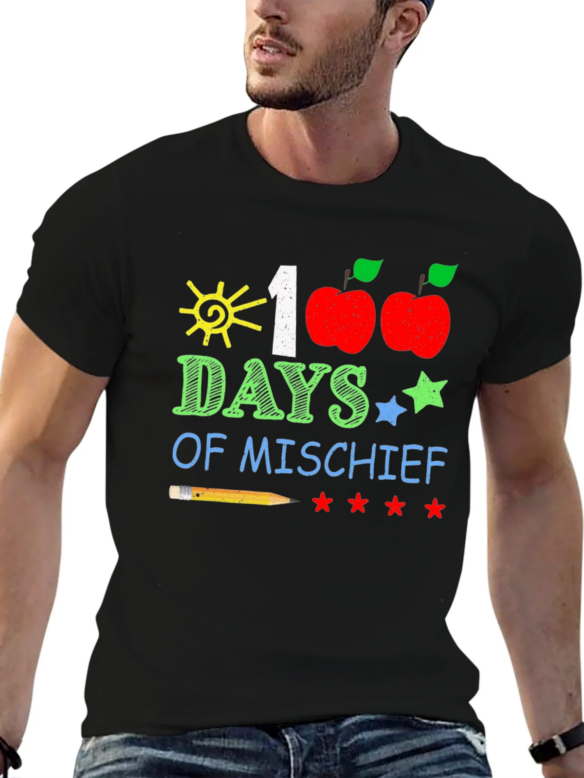 100 Days of Mischief T-Shirt: Teacher/Student School Tee product image 6
