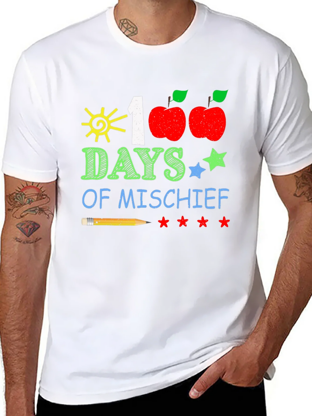 100 Days of Mischief T-Shirt: Teacher/Student School Tee product image 7