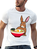 Rabbit Ramen T-Shirt - Cute Anime Foodie Tee product image 1