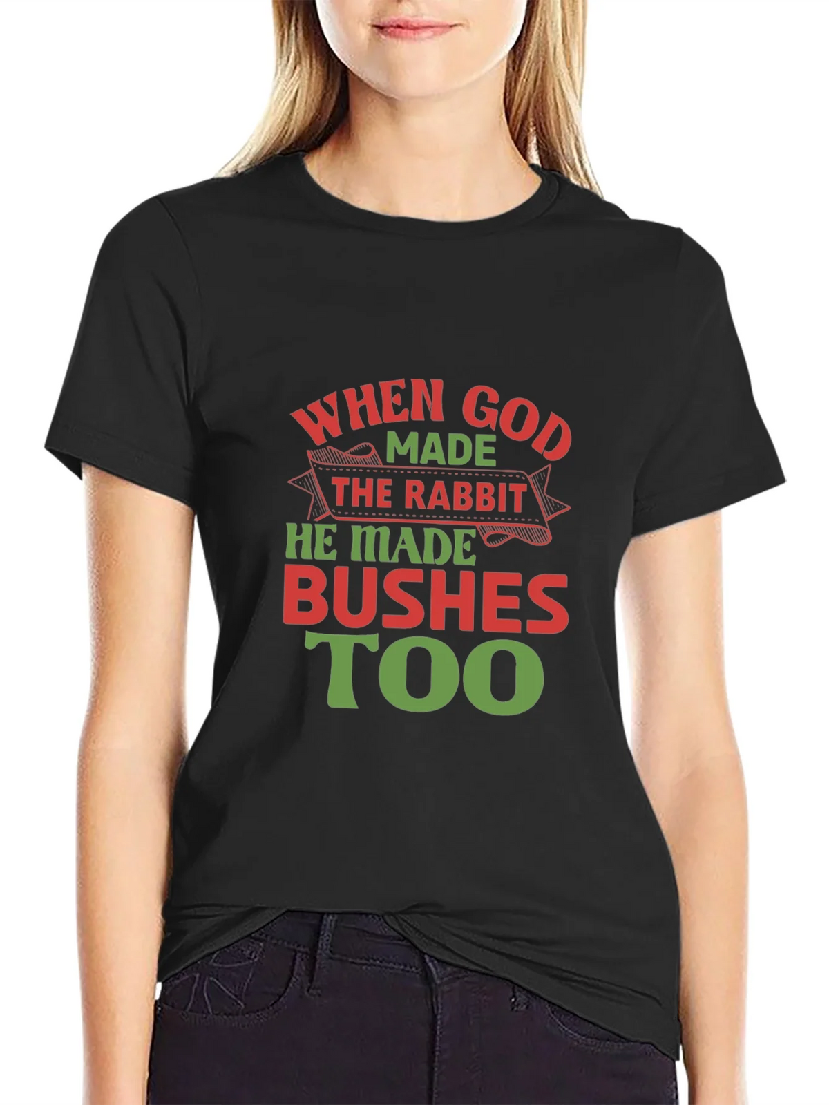When God Made the Rabbit T-Shirt product image 2