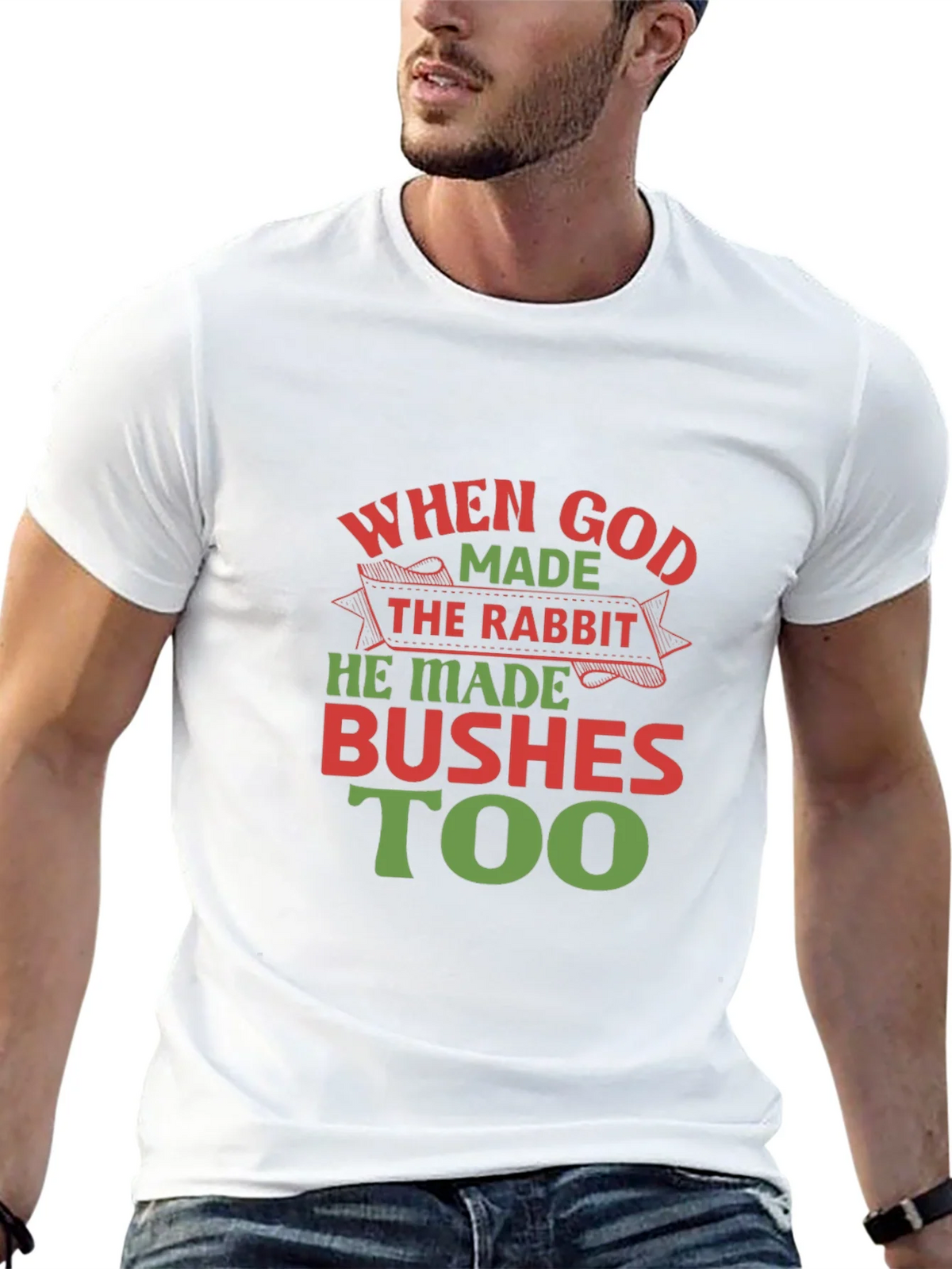 When God Made the Rabbit T-Shirt product image 9