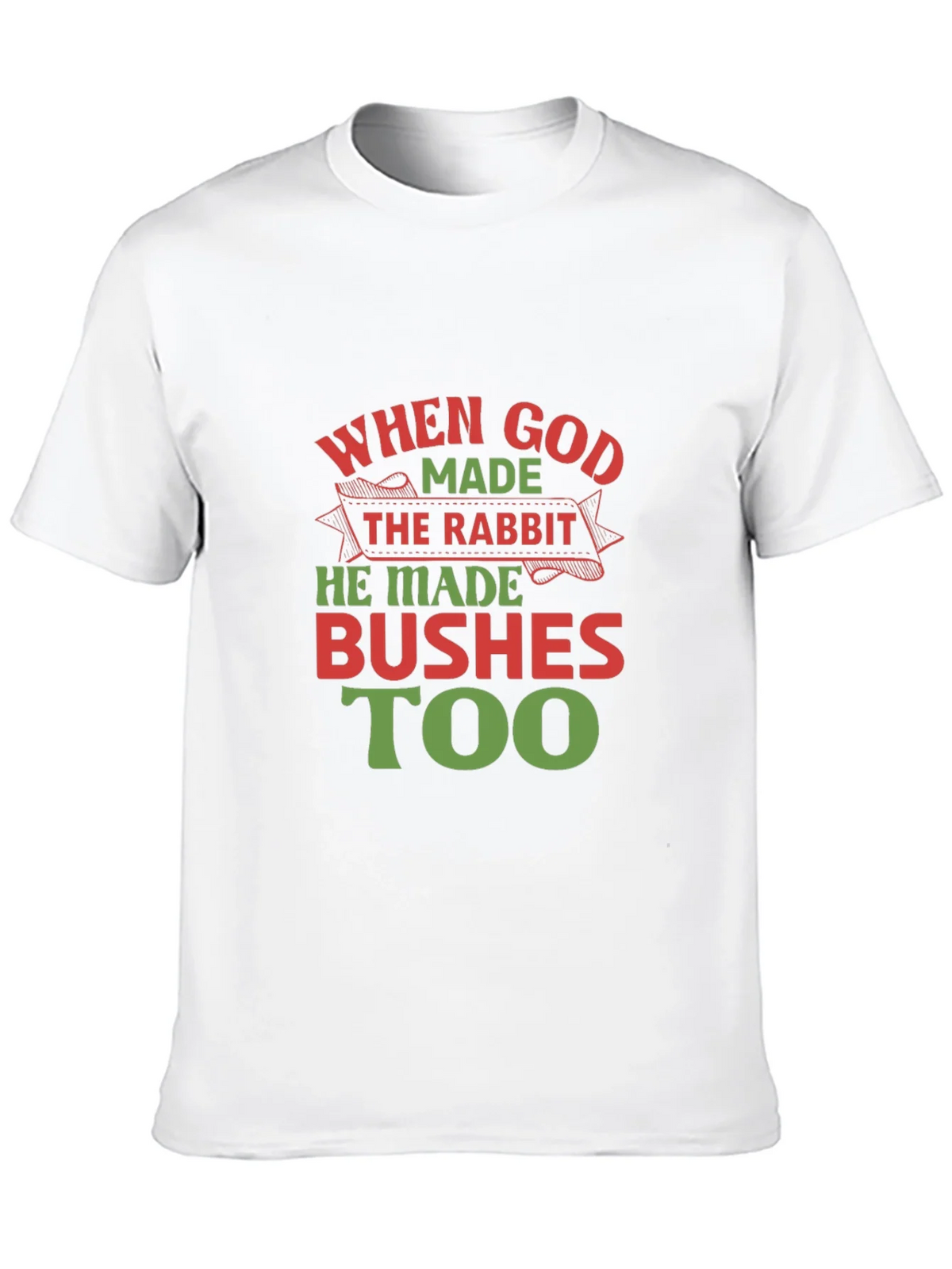 When God Made the Rabbit T-Shirt product image 7