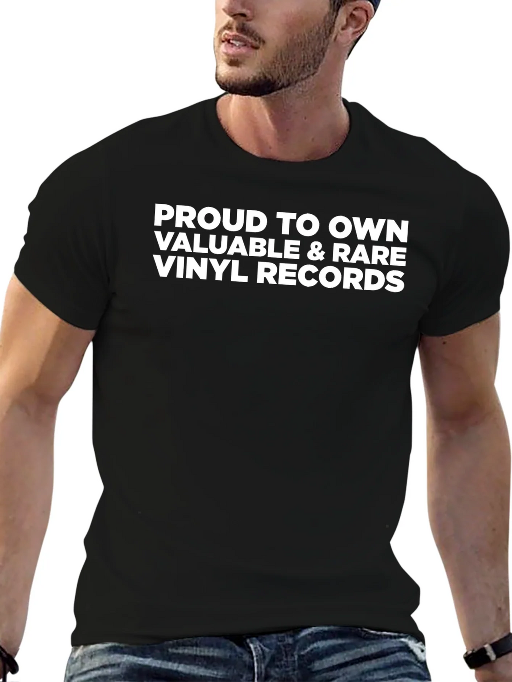 Proud Vinyl Record Collector Tee - Rare & Valuable product image 3