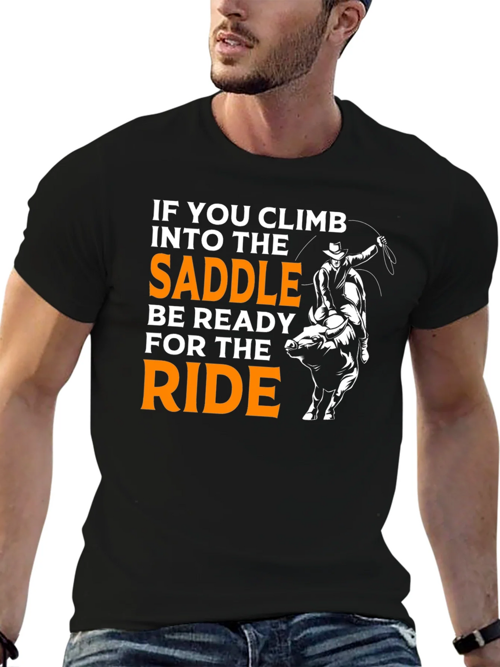Rodeo Ready T-Shirt: Climb Into The Saddle! product image 6