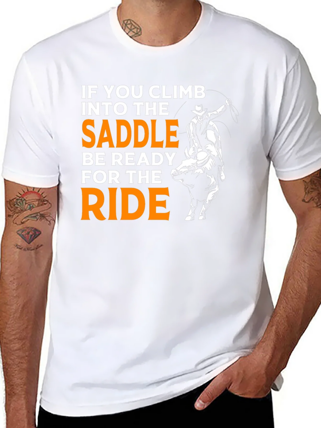 Rodeo Ready T-Shirt: Climb Into The Saddle! product image 7