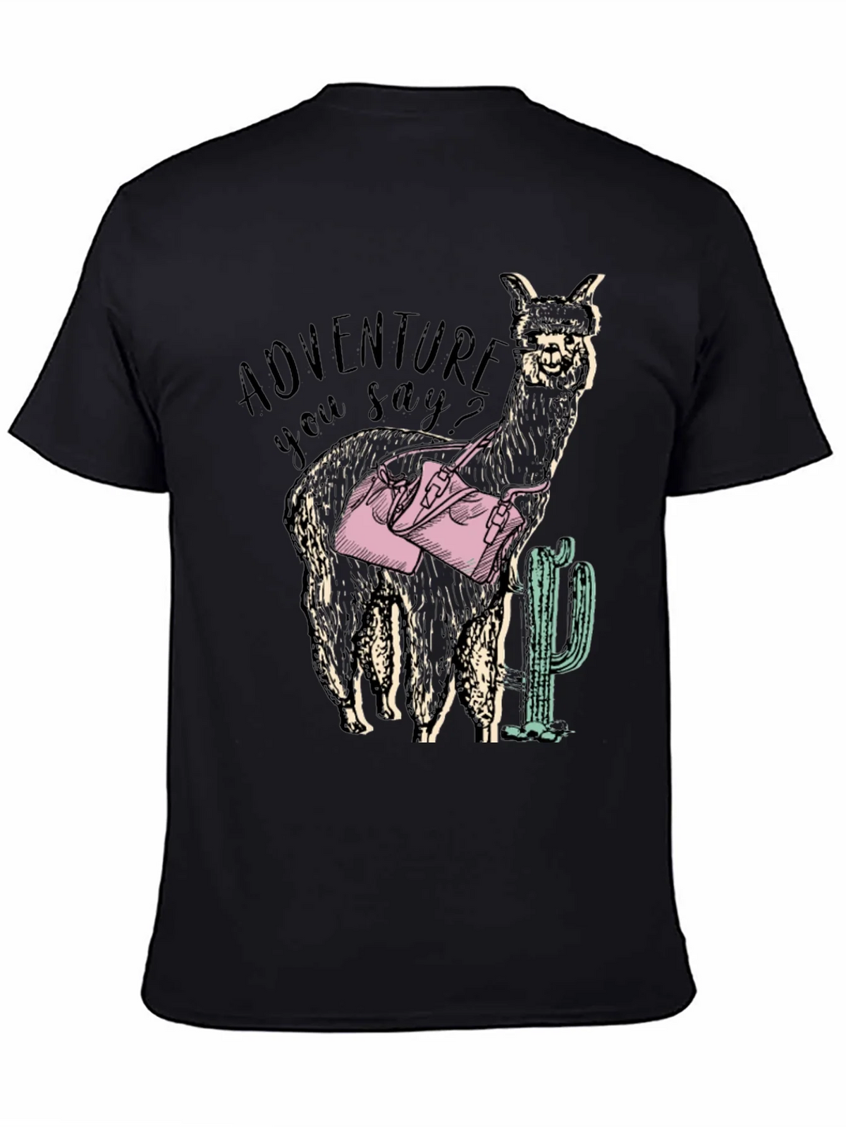 Adventure Alpaca Graphic Tee - Novelty Design product image 4