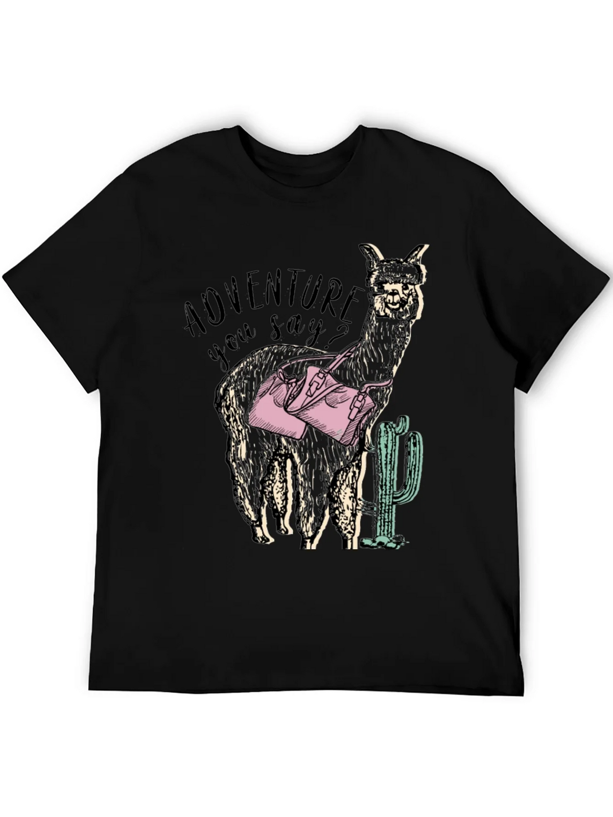 Adventure Alpaca Graphic Tee - Novelty Design product image 5