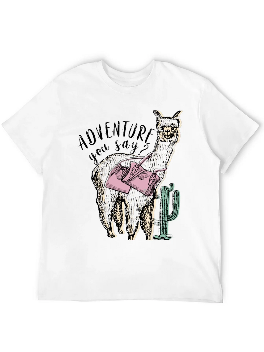 Adventure Alpaca Graphic Tee - Novelty Design product image 11