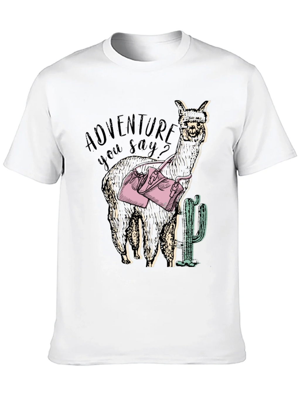 Adventure Alpaca Graphic Tee - Novelty Design product image 9