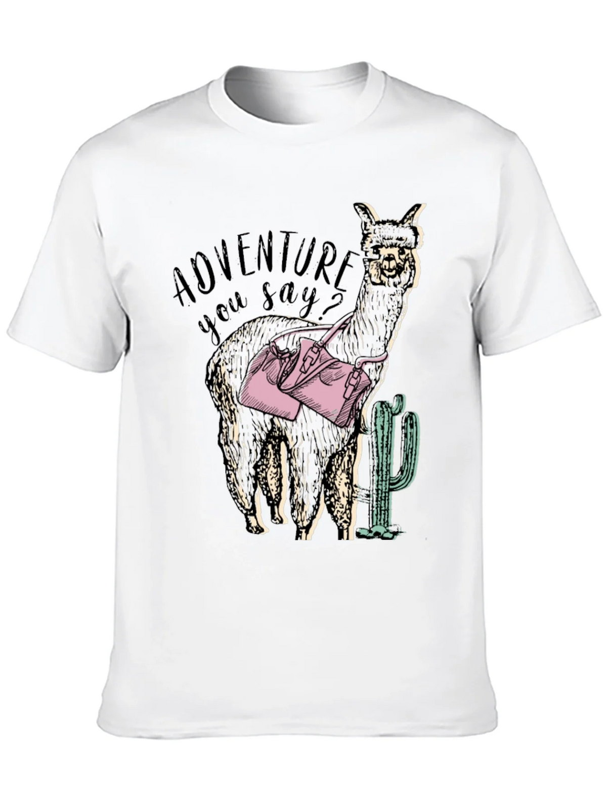 Adventure Alpaca Graphic Tee - Novelty Design product image 9