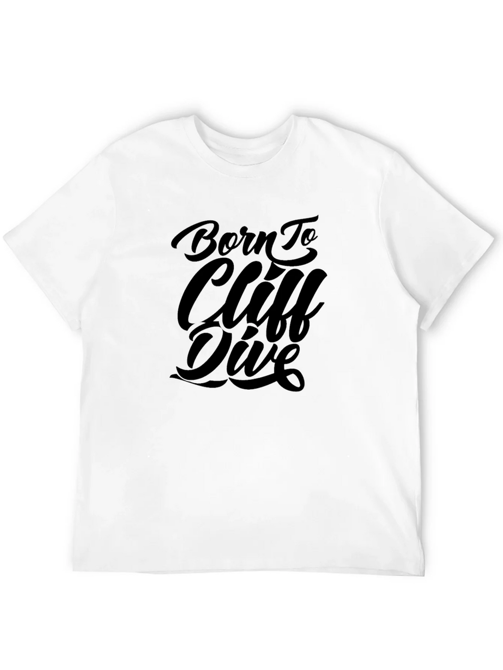 Born to Cliff Dive Black Graphic Tee product image 11