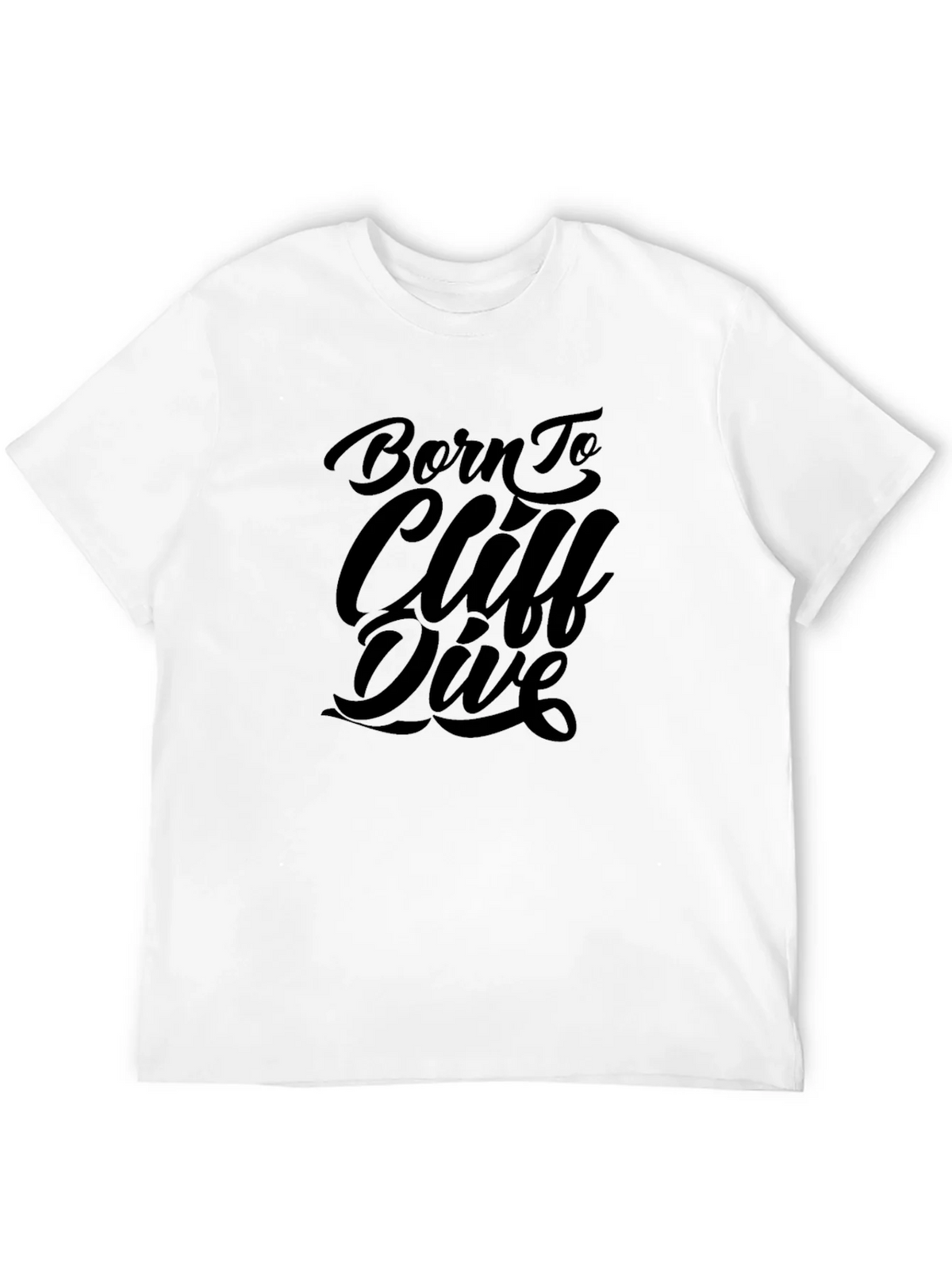 Born to Cliff Dive Black Graphic Tee product image 11