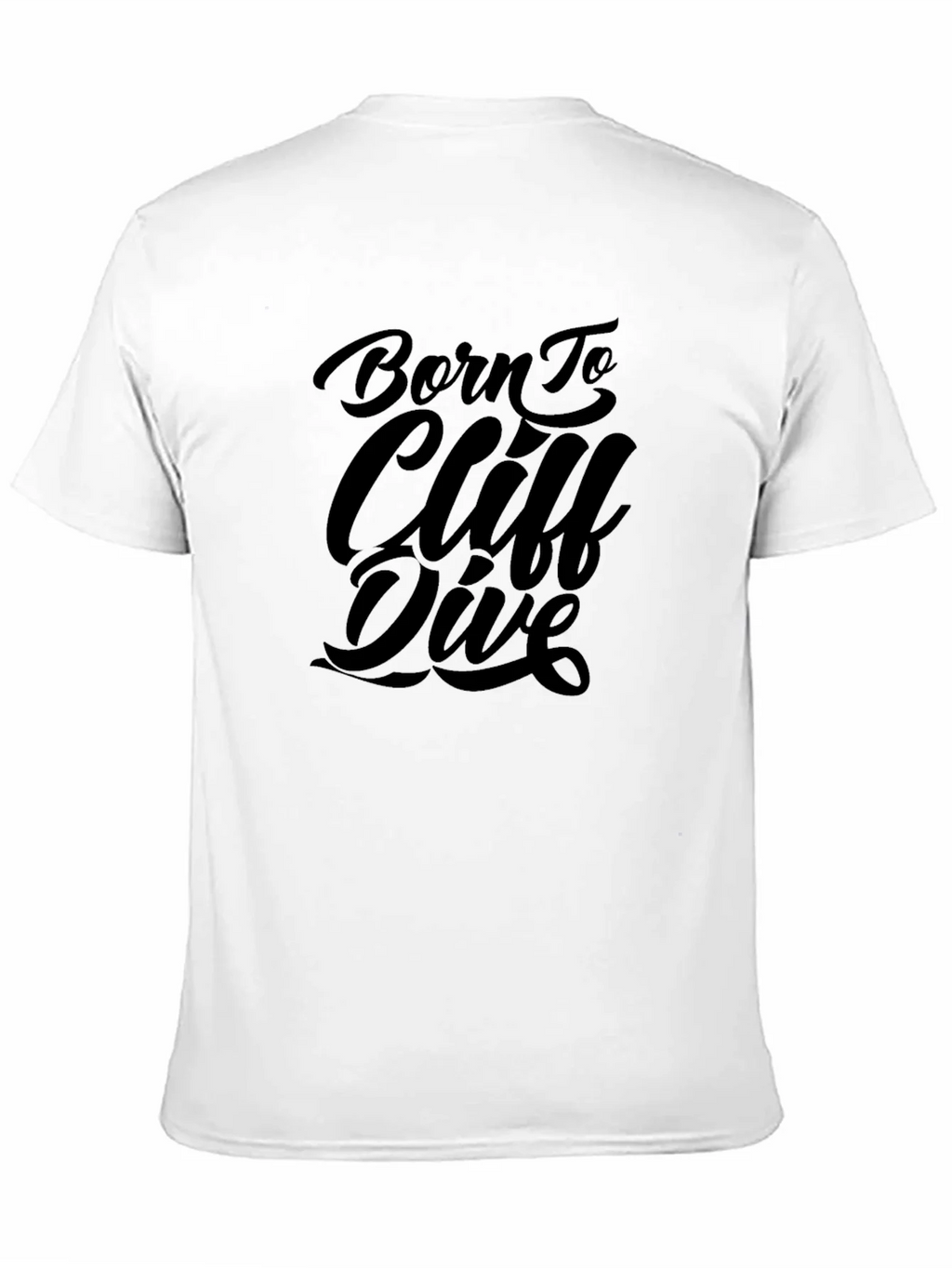 Born to Cliff Dive Black Graphic Tee product image 10