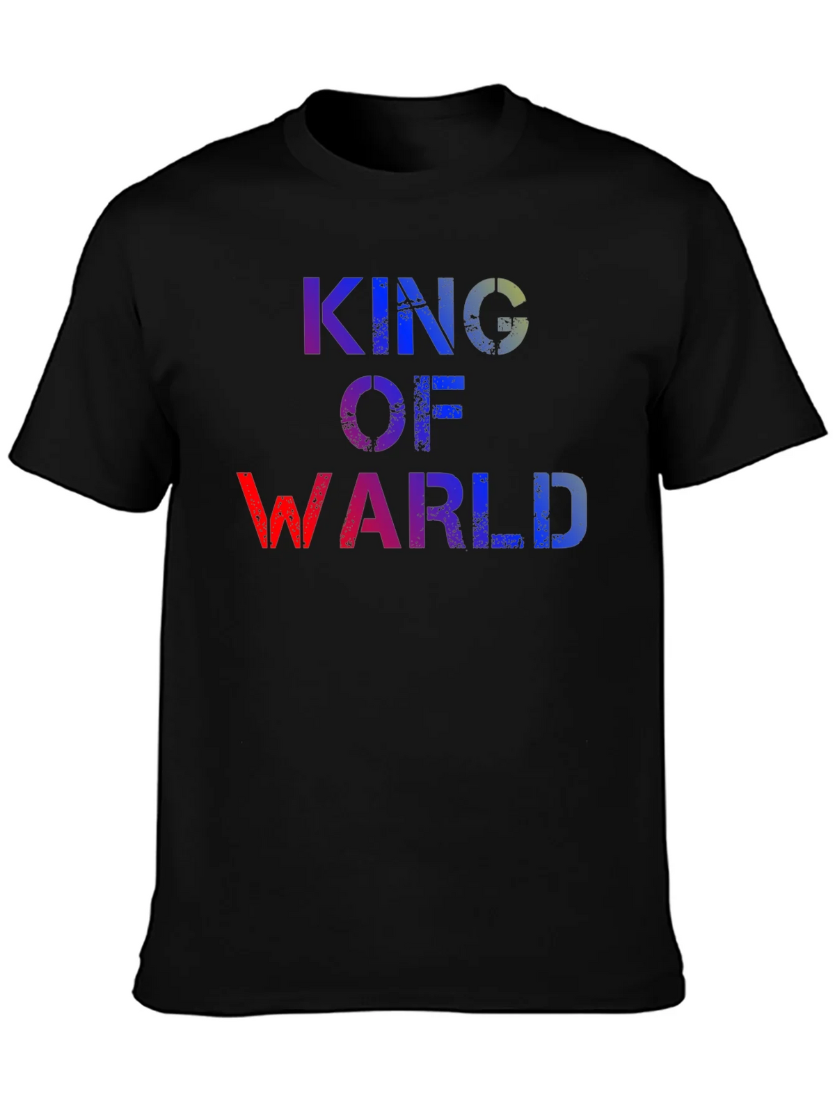 King of Warl T-Shirt - Distressed Graphic Tee product image 3
