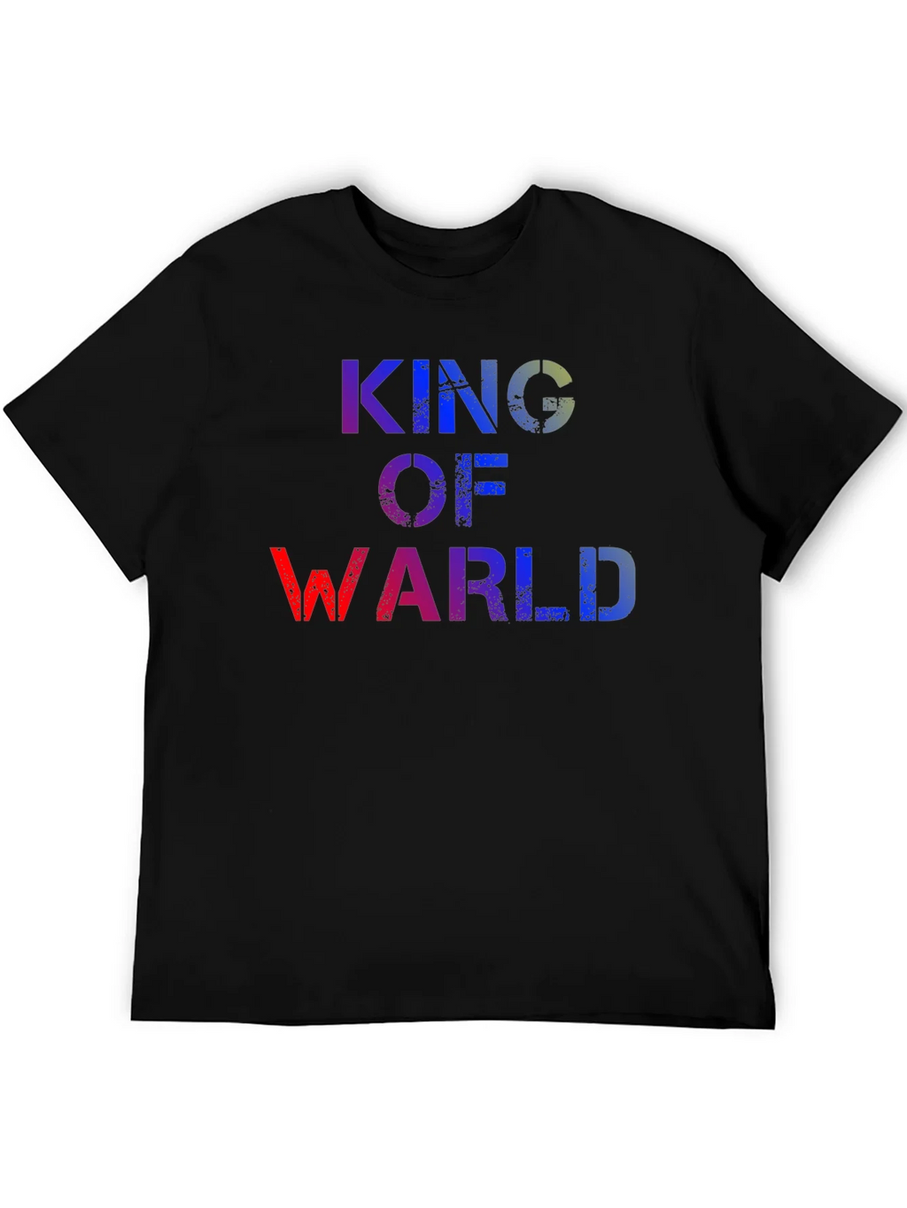 King of Warl T-Shirt - Distressed Graphic Tee product image 4