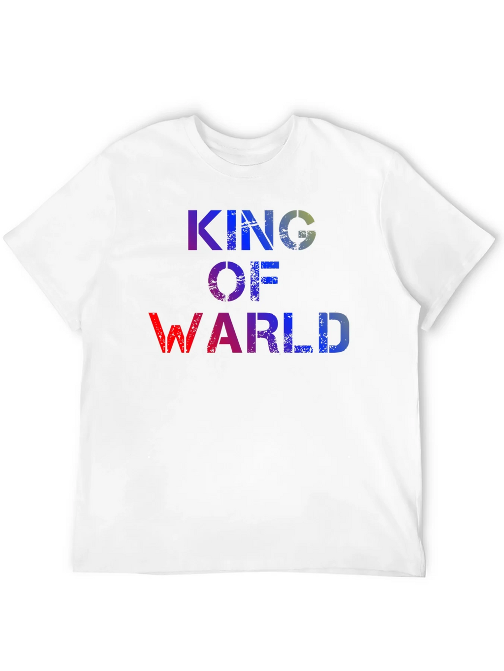 King of Warl T-Shirt - Distressed Graphic Tee product image 9