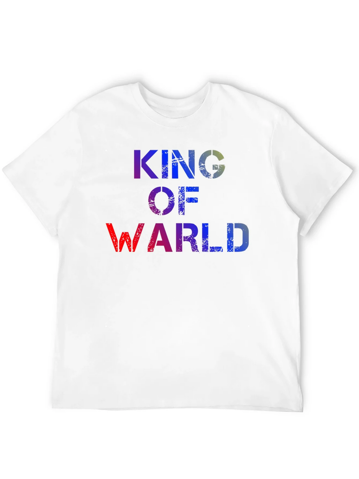 King of Warl T-Shirt - Distressed Graphic Tee product image 9