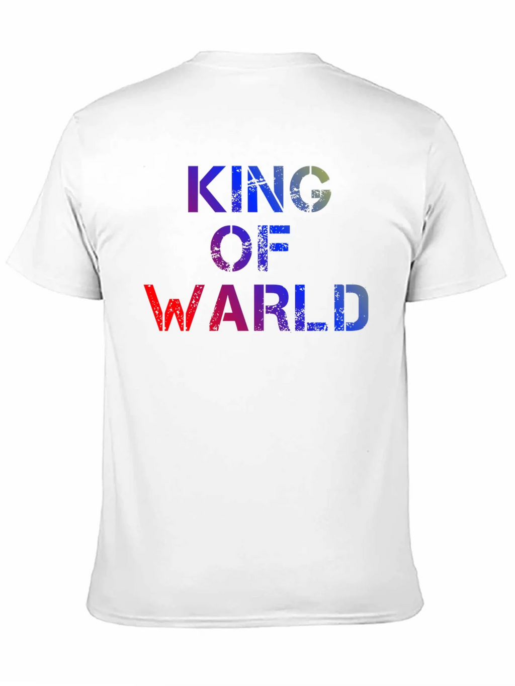 King of Warl T-Shirt - Distressed Graphic Tee product image 8