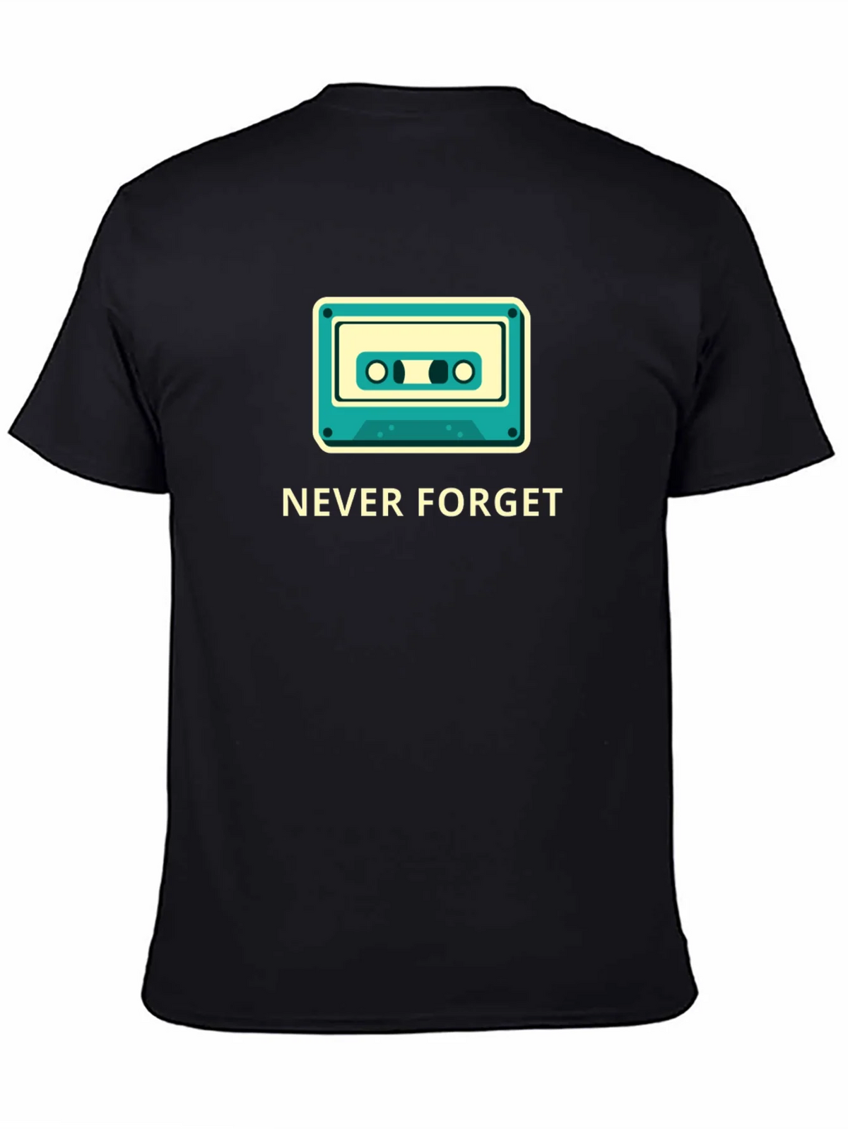 Retro Cassette Never Forget Graphic Tee product image 3