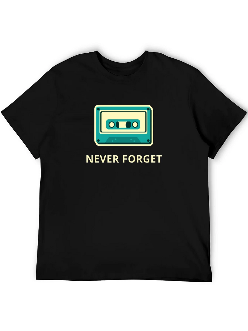 Retro Cassette Never Forget Graphic Tee product image 4