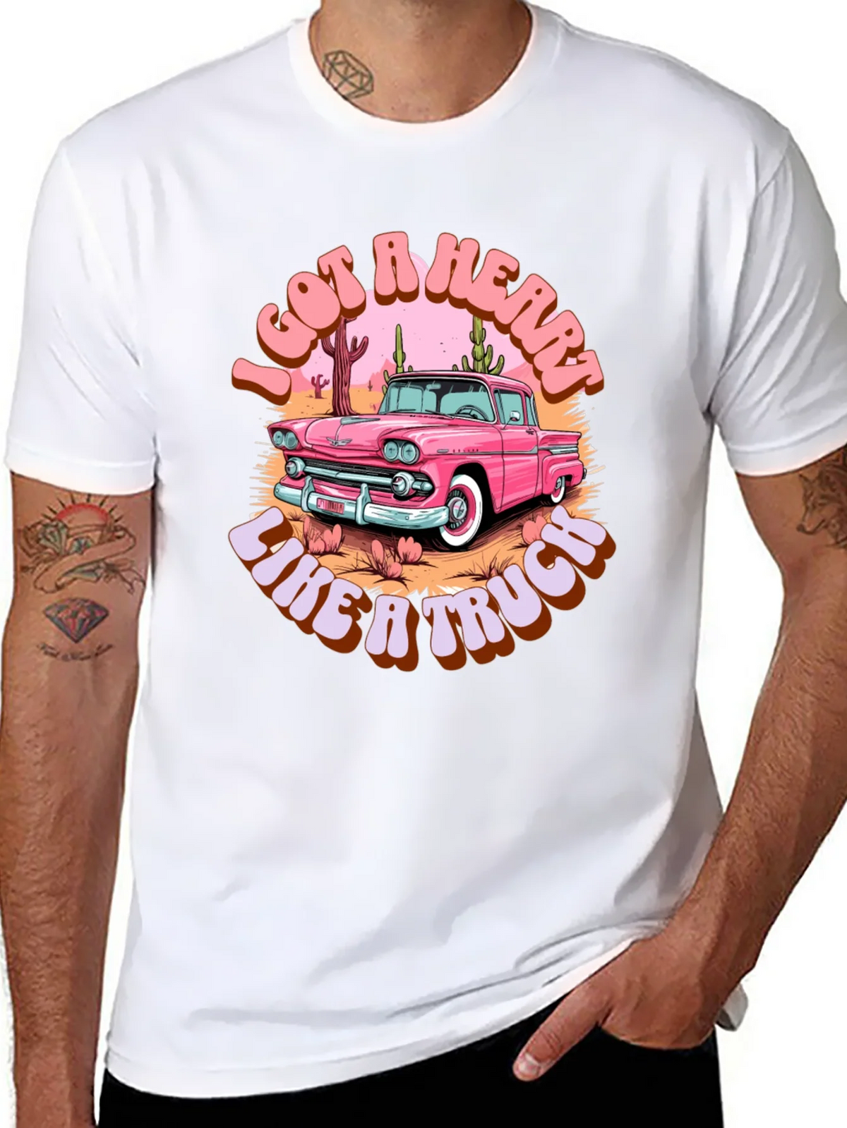 I Got A Heart Like A Truck Graphic Tee product image 5