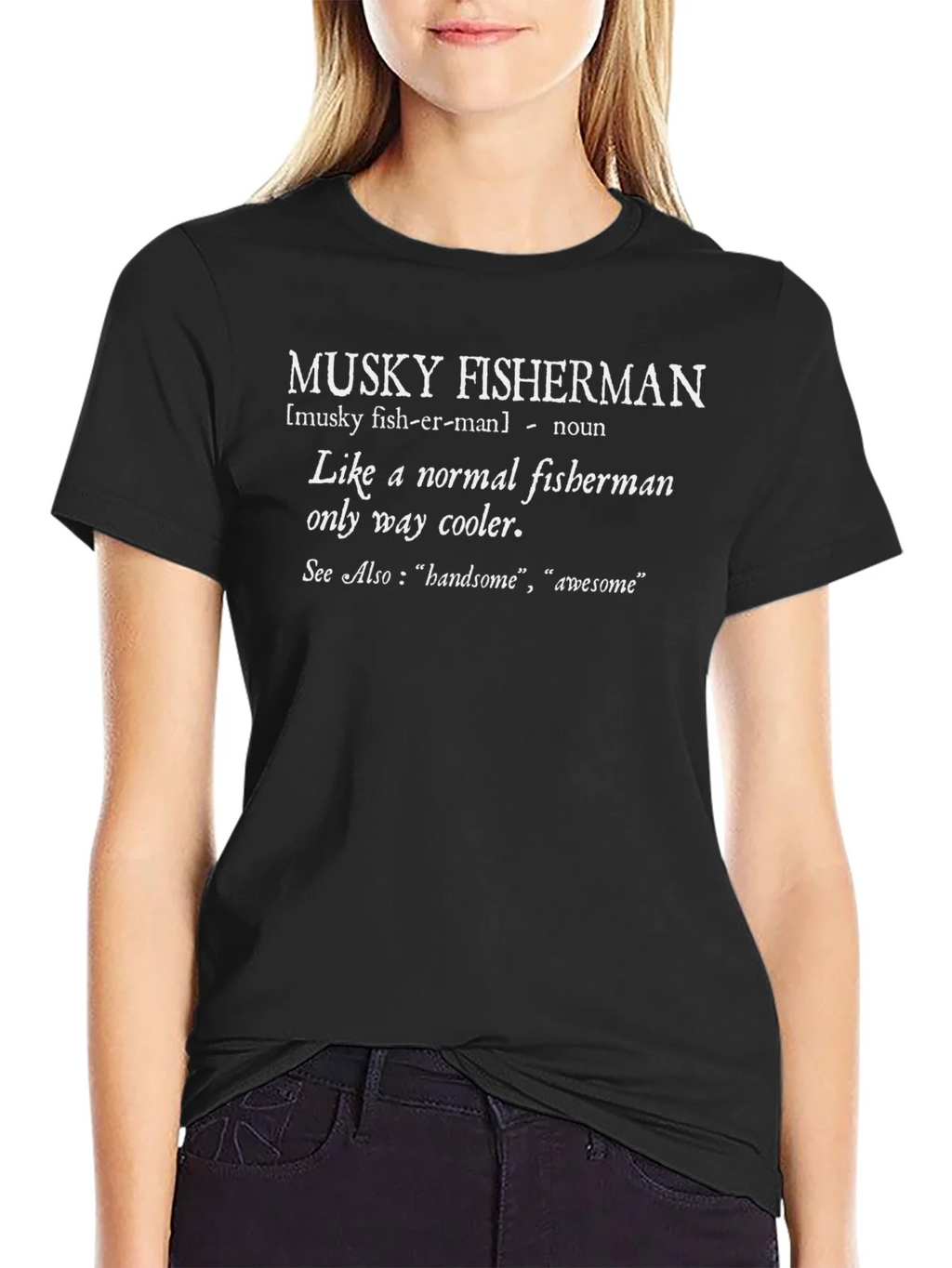 Musky Fisherman Graphic Tee product image 2